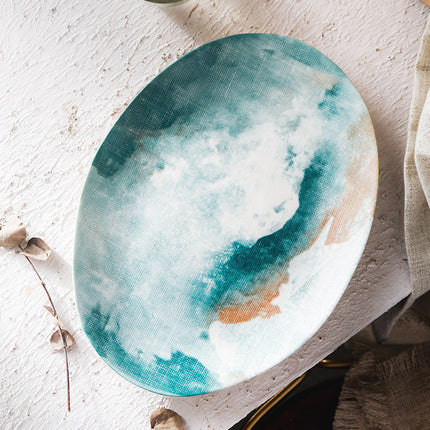 Nordic Ceramic Tableware Set with Elegant Design | Stylish Dining Dishes for Any Occasion