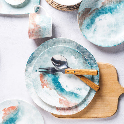Nordic Ceramic Tableware Set with Elegant Design | Stylish Dining Dishes for Any Occasion