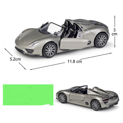 Porsche 918 Spyder Alloy Car Model in 1:36 Scale | Detailed Static Model for Collectors and Enthusiasts