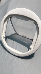 Pet Door Round with 4-Way Lockable Design | Weather-Resistant Access for Your Pets