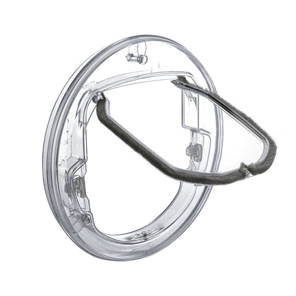 Pet Door Round with 4-Way Lockable Design | Weather-Resistant Access for Your Pets