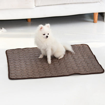 Cooling Ice Silk Mat for Pets with Breathable Mesh Design | Instant Relief from Summer Heat
