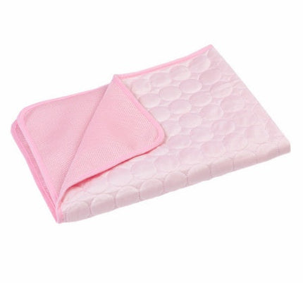 Cooling Ice Silk Mat for Pets with Breathable Mesh Design | Instant Relief from Summer Heat