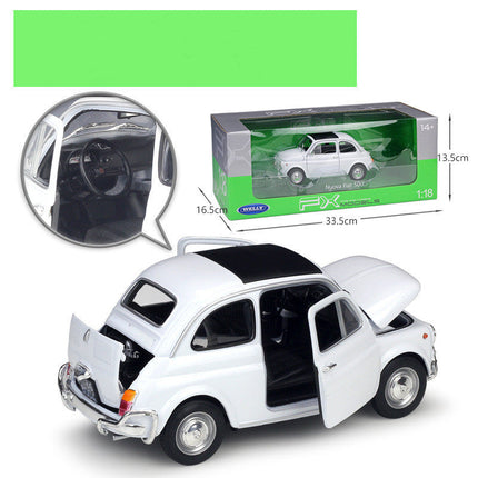 FIAT 500L Scale Model Car in 1:18 Size | Authentic Alloy Replica for Classic Sports Car Enthusiasts