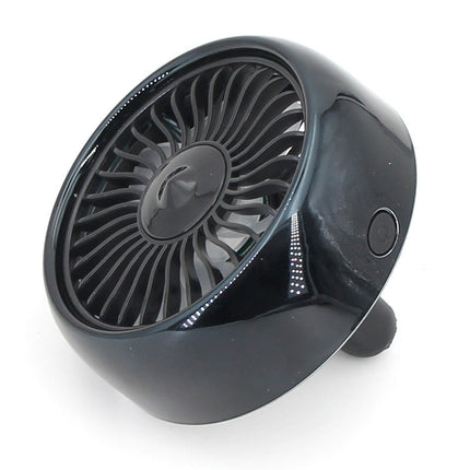 Car Multi-Function Fan with 3 Speed Settings & Ambient Lighting | Compact Air Vent Fan for Summer Comfort