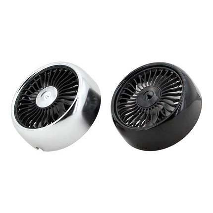 Car Multi-Function Fan with 3 Speed Settings & Ambient Lighting | Compact Air Vent Fan for Summer Comfort