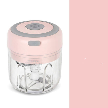 Mini Electric Garlic Chopper with Stainless Steel Blade | Fast and Effortless Food Preparation for Cooking and Meal Prep