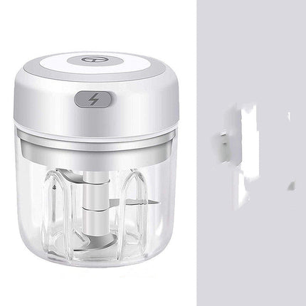 Mini Electric Garlic Chopper with Stainless Steel Blade | Fast and Effortless Food Preparation for Cooking and Meal Prep