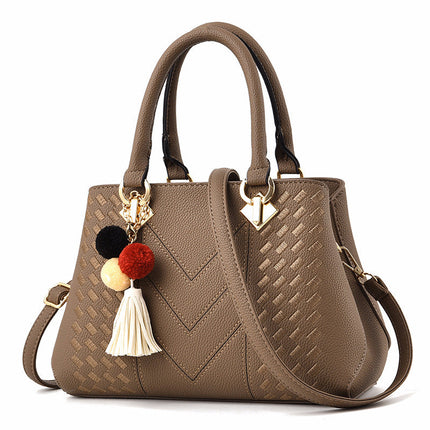 Stylish Women's Crossbody Handbag with Multiple Compartments | Elegant PU Leather Design for Work and Travel