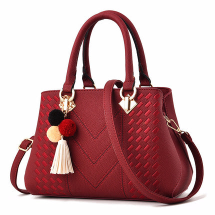 Stylish Women's Crossbody Handbag with Multiple Compartments | Elegant PU Leather Design for Work and Travel
