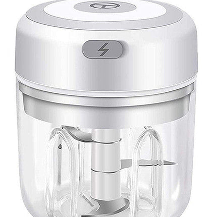 Mini Electric Garlic Chopper with Stainless Steel Blade | Fast and Effortless Food Preparation for Cooking and Meal Prep