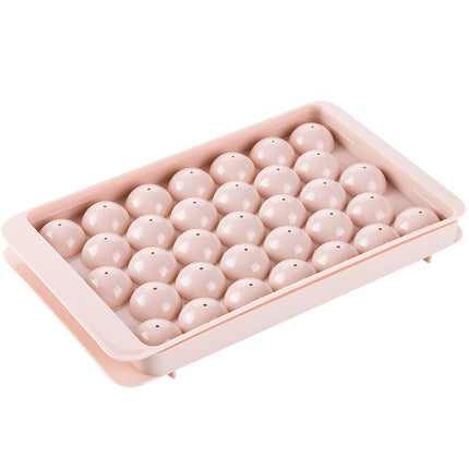 3D Round Ice Molds with 18 or 33 Grids | Versatile Ice Trays for Creative Freezing and Easy Cleanup