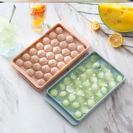 3D Round Ice Molds with 18 or 33 Grids | Versatile Ice Trays for Creative Freezing and Easy Cleanup