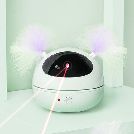 Automatic Electric Cat Toy with Laser Light | Durable ABS Material for Endless Playtime Fun