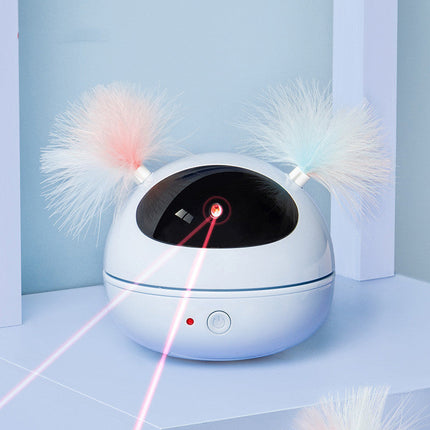 Automatic Electric Cat Toy with Laser Light | Durable ABS Material for Endless Playtime Fun