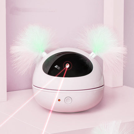 Automatic Electric Cat Toy with Laser Light | Durable ABS Material for Endless Playtime Fun
