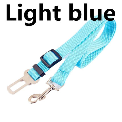 Pet Traction Rope Car Seat Belt with Durable Imitation Nylon | Secure Travel Solution for Pets