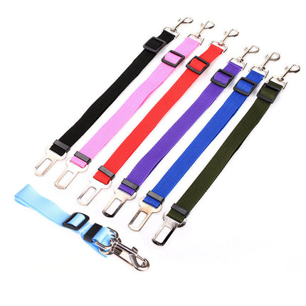 Pet Traction Rope Car Seat Belt with Durable Imitation Nylon | Secure Travel Solution for Pets