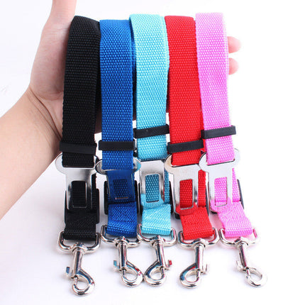 Pet Traction Rope Car Seat Belt with Durable Imitation Nylon | Secure Travel Solution for Pets
