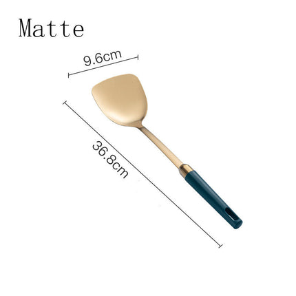Gold-Plated Stainless Steel Kitchenware Set with Elegant Design | Durable Cooking Utensils for Everyday Use