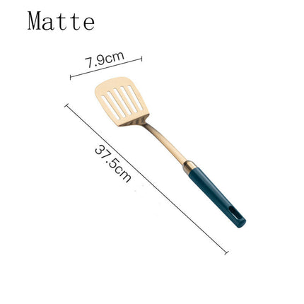 Gold-Plated Stainless Steel Kitchenware Set with Elegant Design | Durable Cooking Utensils for Everyday Use