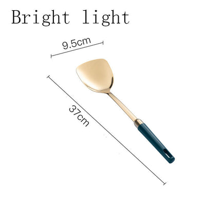 Gold-Plated Stainless Steel Kitchenware Set with Elegant Design | Durable Cooking Utensils for Everyday Use