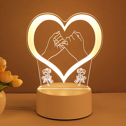 3D Illusion Unicorn LED Night Light with Safe Acrylic Design | Unique Home Decor and Perfect Gift