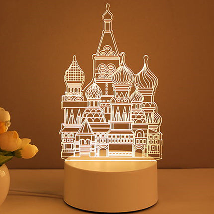 3D Illusion Unicorn LED Night Light with Safe Acrylic Design | Unique Home Decor and Perfect Gift