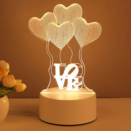 3D Illusion Unicorn LED Night Light with Safe Acrylic Design | Unique Home Decor and Perfect Gift