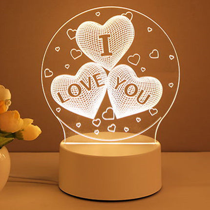 3D Illusion Unicorn LED Night Light with Safe Acrylic Design | Unique Home Decor and Perfect Gift
