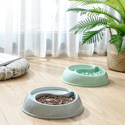 Anti-Choke Combination Bowl for Cats and Dogs | Eco-Friendly Design to Prevent Choking and Keep Pets Hydrated