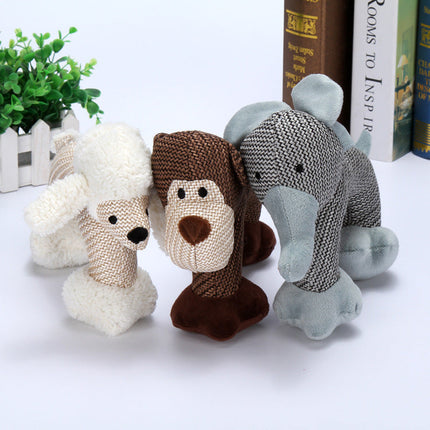 Squeaky Plush Dog Chew Toy with Engaging Squeaker | Safe, Durable Fun for Healthy Chewing