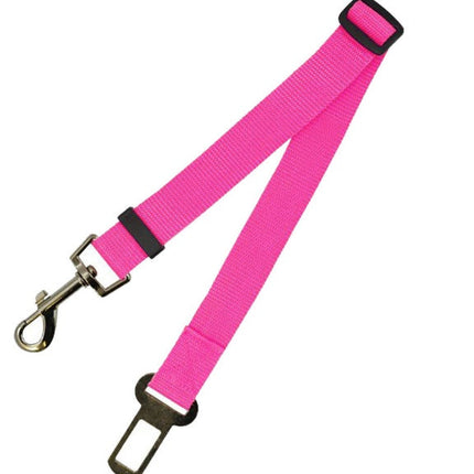 Durable Polyester Dog Leash with Fixed Strap for Safety | Adjustable Length for Comfortable Car Rides