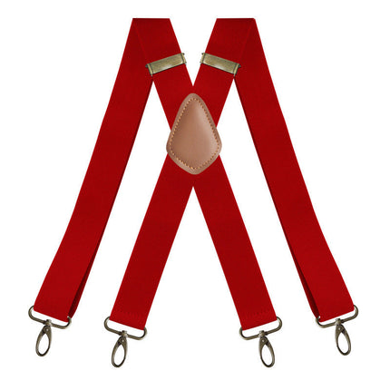 Elastic Suspenders with Clips, Adjustable Pants Suspenders with Bronze Buckles – image 27