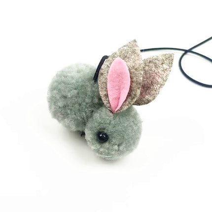 Elastic Bouncing Cat Toy Stick with Rabbit Design | Engaging Door-Hanging Fun for Active Cats
