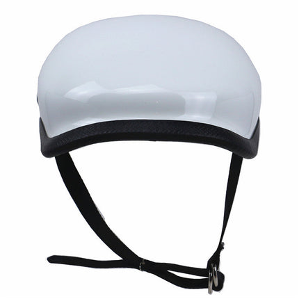 Moto Helmet, Lightweight Helmet with Adjustable Chin Strap and Vents