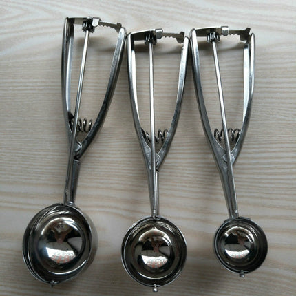 Stainless Steel Ice Cream Scoop with Ergonomic Lever | Effortless Scooping for Perfect Servings