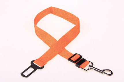 Durable Polyester Dog Leash with Fixed Strap for Safety | Adjustable Length for Comfortable Car Rides