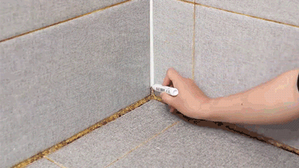 Grout Pen for Ceramic Tiles, Waterproof Grout Paint Pen, Grout Colorant for Bathroom and Kitchen Tile Lines – image 14