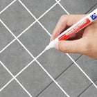 Grout Pen for Ceramic Tiles, Waterproof Grout Paint Pen, Grout Colorant for Bathroom and Kitchen Tile Lines