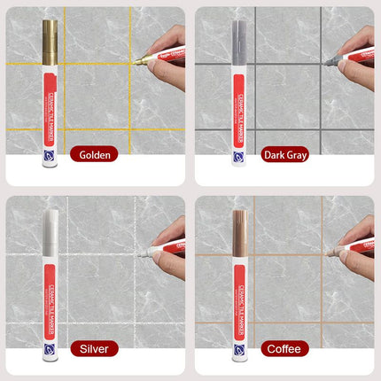 Grout Pen for Ceramic Tiles, Waterproof Grout Paint Pen