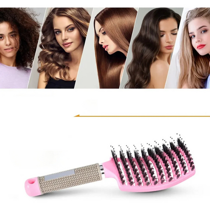 Detangling Hair Brush, Hairbrush with Soft Non Slip Handle – image 7