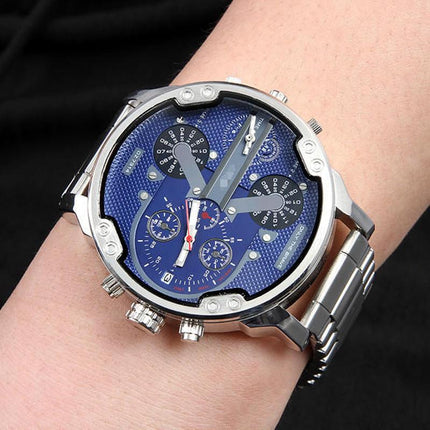 Stainless Steel Chronograph Watch, Quartz Watch with Analog Dial – image 32