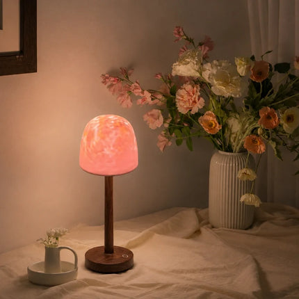 Northern Lights Projector Lamp with 16 Customizable Colors | Elegant Table Lamp for Captivating Atmosphere