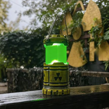 Radioactive Lantern with Immersive Hazard Design | Portable Sci-Fi Decor for Gaming and Streaming Spaces