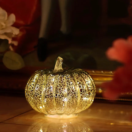 Hand-Blown Glass Lamp with Built-In Timer | Unique Artisanal Lighting for Cozy Atmospheres