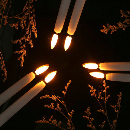 Flameless Chandelier Candles with Remote Control & Timer | Safe LED Lighting for Elegant Home Decor