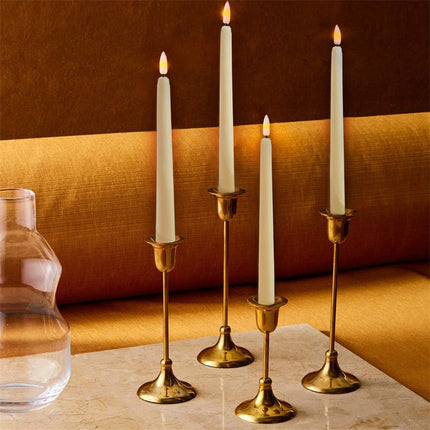 Flameless Chandelier Candles with Remote Control & Timer | Safe LED Lighting for Elegant Home Decor