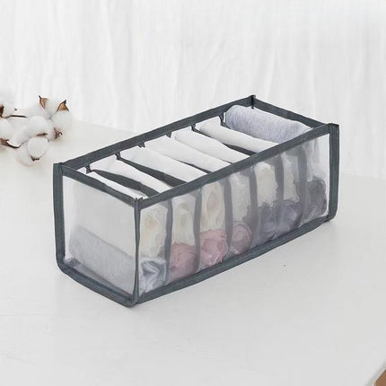 Drawer Organizer for Underwear and Socks, Clothes Organizer with 7 or 11 Compartments – image 8