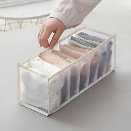 Drawer Organizer for Underwear and Socks, Clothes Organizer with 7 or 11 Compartments – image 10